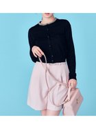 【セルフォード/CELFORD】の【UVカット】シルクブレンドビジューネックカーディガン 人気、トレンドファッション・服の通販 founy(ファニー) ファッション Fashion レディースファッション Fashion for Women トップス・カットソー Cut & Sew Tops カーディガン・羽織り Layered Style Cardigans おすすめ Recommended / Our Picks ウェーブ Wavy Pattern コンパクト Compact, Small Size シルク Silk, 100% Silk スマート Smart, Elegant デニム Denim, Jeans Material バランス Balance, Style Balance ビジュー Bijou, Jewel-like Accent ポケット Pocket, Pocket Detail エレガント 上品 Elegant thumbnail BLK[009]|ID: prp329100004860530 ipo3291000000036268436