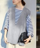 【スローブ イエナ/SLOBE IENA】のダブルフェイスコットンニットベスト 人気、トレンドファッション・服の通販 founy(ファニー) ファッション Fashion レディースファッション Fashion for Women アウター Coat / Outerwear Collection トップス・カットソー Cut & Sew Tops ニット Knit Tops & Sweaters ベスト&ジレ / 重ね着スタイル Vests & Gilets 2026年 2026 カットソー Cut and Sewn Top ダブル Double, Double-Breasted フェイス Face, Facial Design ベスト Vest, Waistcoat ロング Long, Long-Length 夏 Summer thumbnail グレー|ID: prp329100004860534 ipo3291000000036257596