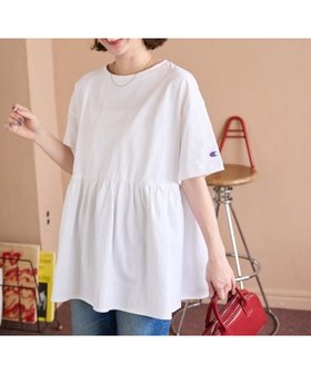 【フリークスストア/FREAK'S STORE】の限定展開 別注ギャザー切り替えチュニック Champion チャンピオン 限定 人気、トレンドファッション・服の通販 founy(ファニー) ファッション Fashion レディースファッション Fashion for Women トップス・カットソー Cut & Sew Tops 2026年 2026 ギャザー Gathered, Ruffled スペシャル Special, Limited Edition チュニック Tunic, Long Top ボトム Bottoms, Lower Wear 人気 Popular, Best Seller 切替 Switching, Contrast Panel 別注 Limited Edition, Custom Order 夏 Summer S/S・春夏 SS, Spring/Summer, Warm Season |ID:prp329100004860536