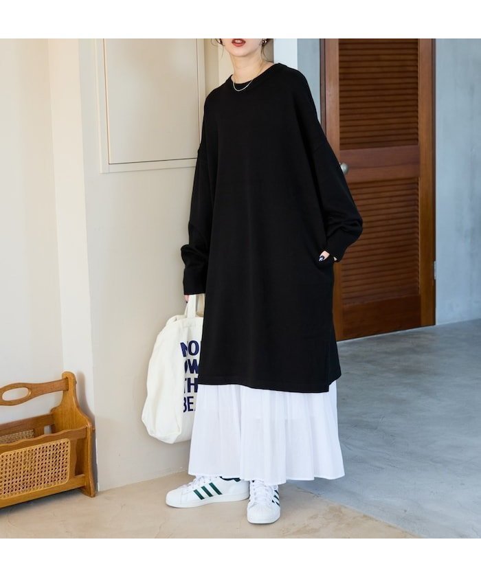 【フリークスストア/FREAK'S STORE】のニット ミニ ワンピース【限定展開】 25AW 人気、トレンドファッション・服の通販 founy(ファニー) 　ファッション　Fashion　レディースファッション　Fashion for Women　ワンピース　Dresses　2025年　2025　2025-2026秋冬・A/W　Autumn/Winter 2025–26 AW25–26　冬　Winter / This Winter　ショルダー　Shoulder, Shoulder Strap　シンプル　Simple, Minimal　スリーブ　Sleeve, Long Sleeve / Short Sleeve　チュニック　Tunic, Long Top　トレンド　Trend, Trending Now　ドロップ　Drop Shoulder, Dropped Style　ビッグ　Big, Oversized　ボトム　Bottoms, Lower Wear　レギンス　Leggings, Stretch Pants　人気　Popular, Best Seller　定番　Standard, Basic Item　A/W・秋冬　Autumn/Winter　 other-1|ID: prp329100004860596 ipo3291000000036213314