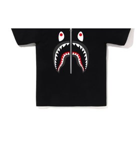 【ア ベイシング エイプ/A BATHING APE】のSHARK TEE 人気、トレンドファッション・服の通販 founy(ファニー) ファッション Fashion レディースファッション Fashion for Women インナー Innerwear ショート Short, Short Length スリーブ Sleeve, Long Sleeve / Short Sleeve フロント Front, Front Design プリント Print, Printed Pattern モチーフ Motif, Design Theme ラバー Rubber, Rubber Sole |ID:prp329100004861200