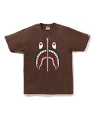 【ア ベイシング エイプ/A BATHING APE】のSHARK TEE 人気、トレンドファッション・服の通販 founy(ファニー) ファッション Fashion レディースファッション Fashion for Women インナー Innerwear ショート Short, Short Length スリーブ Sleeve, Long Sleeve / Short Sleeve フロント Front, Front Design プリント Print, Printed Pattern モチーフ Motif, Design Theme ラバー Rubber, Rubber Sole thumbnail BROWN|ID: prp329100004861200 ipo3291000000036010587