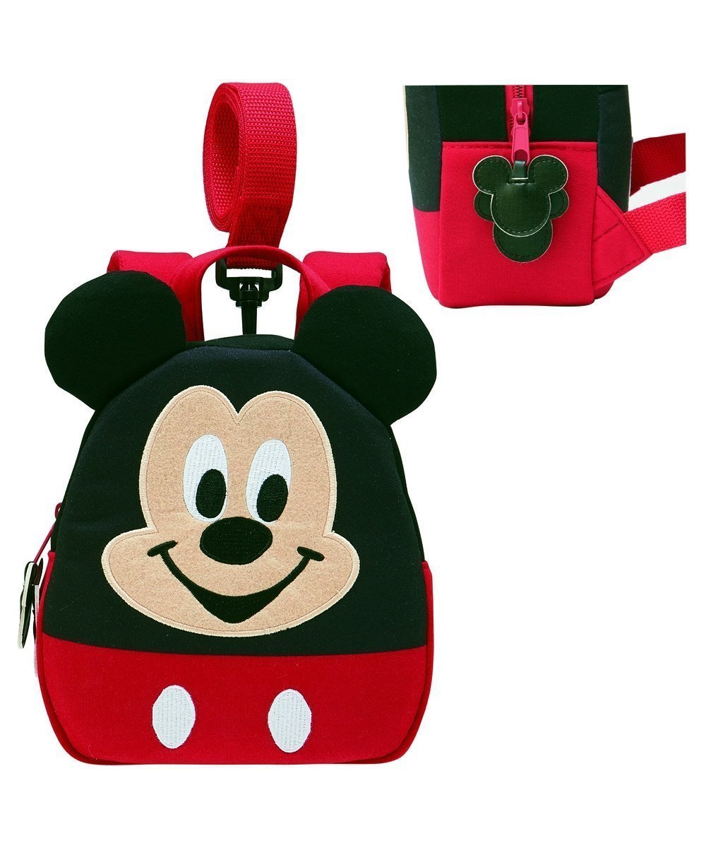 【ローラ/Rora / KIDS】のハーネス付きダイカットリュック(ベビー用) RNHD1 インテリア・キッズ・メンズ・レディースファッション・服の通販 founy(ファニー) 　ファッション　Fashion　キッズファッション　Fashion for Kids　カメラ　Camera Accessories　キャラクター　Character, Licensed Characters　ショルダー　Shoulder, Shoulder Strap　スウェット / スエット　Sweatshirt, Sweatwear　なめらか　Smooth, Silky Texture　ベビー　Baby, Babywear　リュック　Backpack, Rucksack　夏　Summer　お正月　New Year　クリスマス X'mas　Christmas / X'mas　ギフト プレゼント　Gift / Present　入学式　Entrance Ceremony　卒業式　Graduation Ceremony　ミッキー|ID: prp329100004861273 ipo3291000000036013125