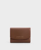 【チャールズ アンド キース/CHARLES & KEITH】のカーブ フロントフラップウォレット 人気、トレンドファッション・服の通販 founy(ファニー) ファッション Fashion レディースファッション Fashion for Women ウォレット Wallet コイン Coin, Coin Design コンパクト Compact, Small Size フラップ Flap, Flap Pocket ポケット Pocket, Pocket Detail エレガント 上品 Elegant thumbnail Chocolate|ID: prp329100004861278 ipo3291000000036013271