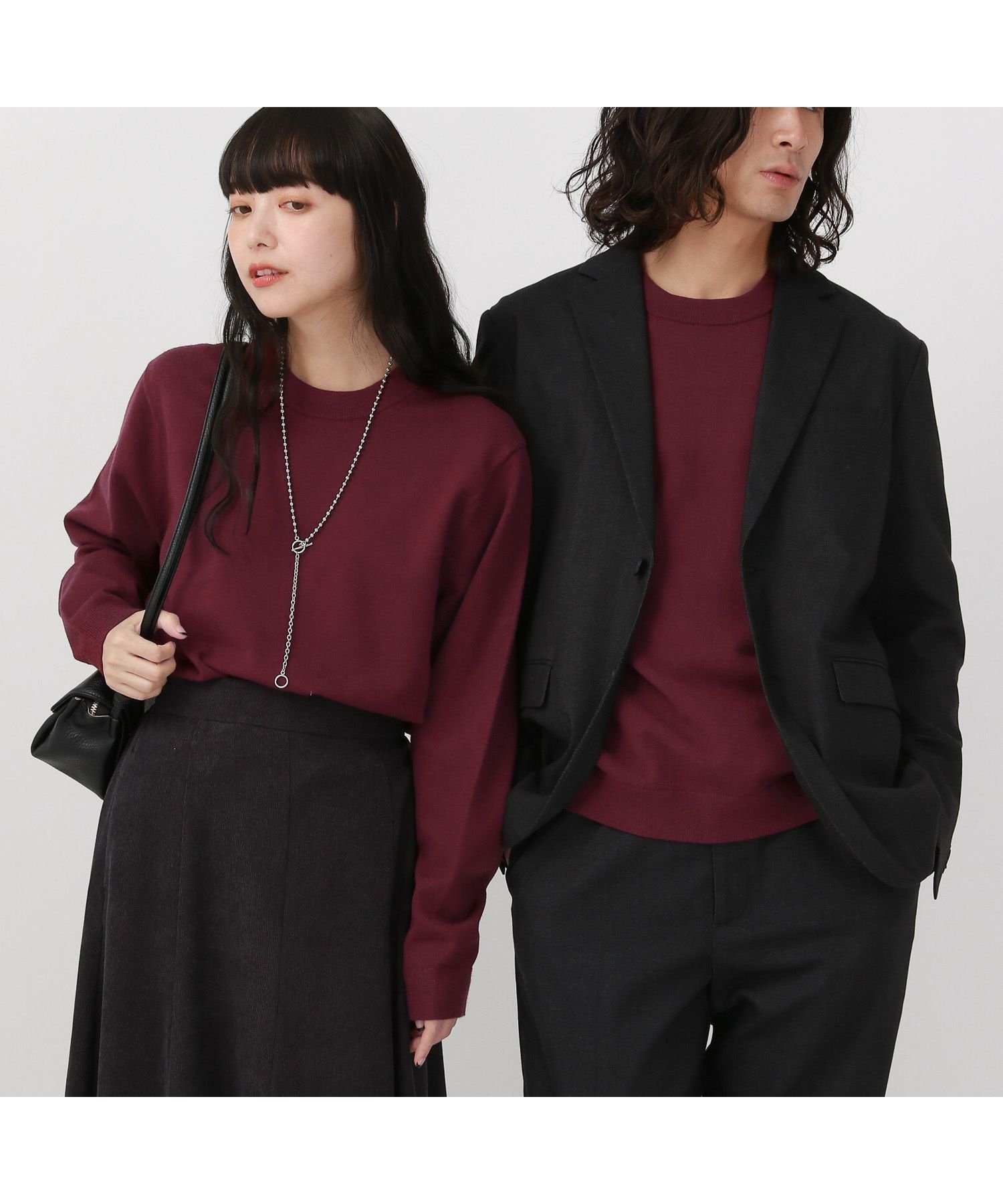 【グローバルワーク/GLOBAL WORK】のメルティクルーネックプルオーバー/523898 インテリア・キッズ・メンズ・レディースファッション・服の通販 founy(ファニー) ファッション Fashion レディースファッション Fashion for Women トップス・カットソー Cut & Sew Tops カジュアルプルオーバー・ニットトップス Pullovers & Knit Tops / Casual Pullovers 2024年 2024 2024-2025秋冬・A/W Autumn/Winter 2024–25 AW24–25 おすすめ Recommended / Our Picks インナー Innerwear シンプル Simple, Minimal ジャケット Jacket, Outerwear ボトム Bottoms, Lower Wear 秋 Autumn A/W・秋冬 Autumn/Winter ワイン38|ID: prp329100004861562 ipo3291000000036036052