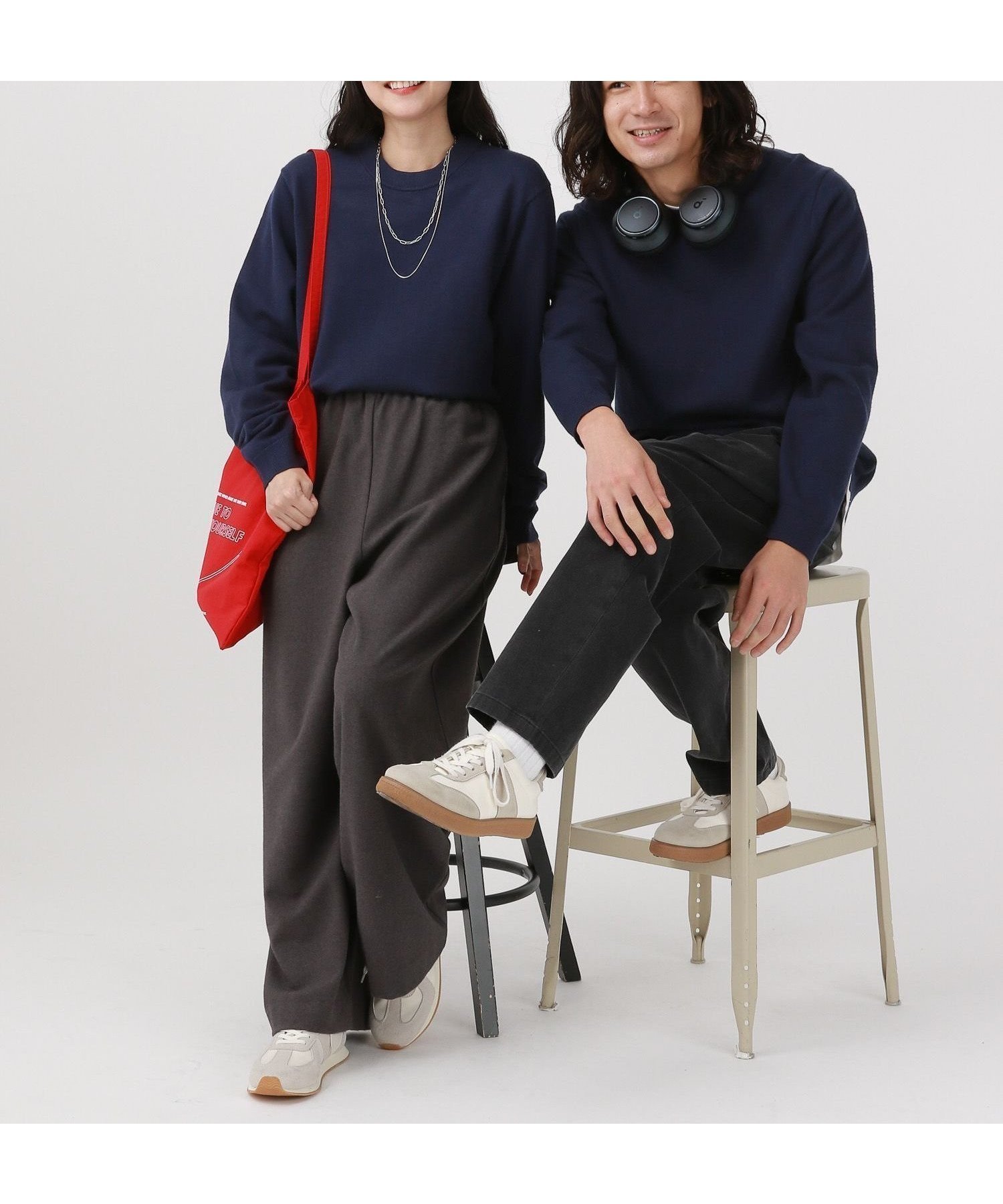 【グローバルワーク/GLOBAL WORK】のメルティクルーネックプルオーバー/523898 インテリア・キッズ・メンズ・レディースファッション・服の通販 founy(ファニー) ファッション Fashion レディースファッション Fashion for Women トップス・カットソー Cut & Sew Tops カジュアルプルオーバー・ニットトップス Pullovers & Knit Tops / Casual Pullovers 2024年 2024 2024-2025秋冬・A/W Autumn/Winter 2024–25 AW24–25 おすすめ Recommended / Our Picks インナー Innerwear シンプル Simple, Minimal ジャケット Jacket, Outerwear ボトム Bottoms, Lower Wear 秋 Autumn A/W・秋冬 Autumn/Winter ネイビー88|ID: prp329100004861562 ipo3291000000036036066