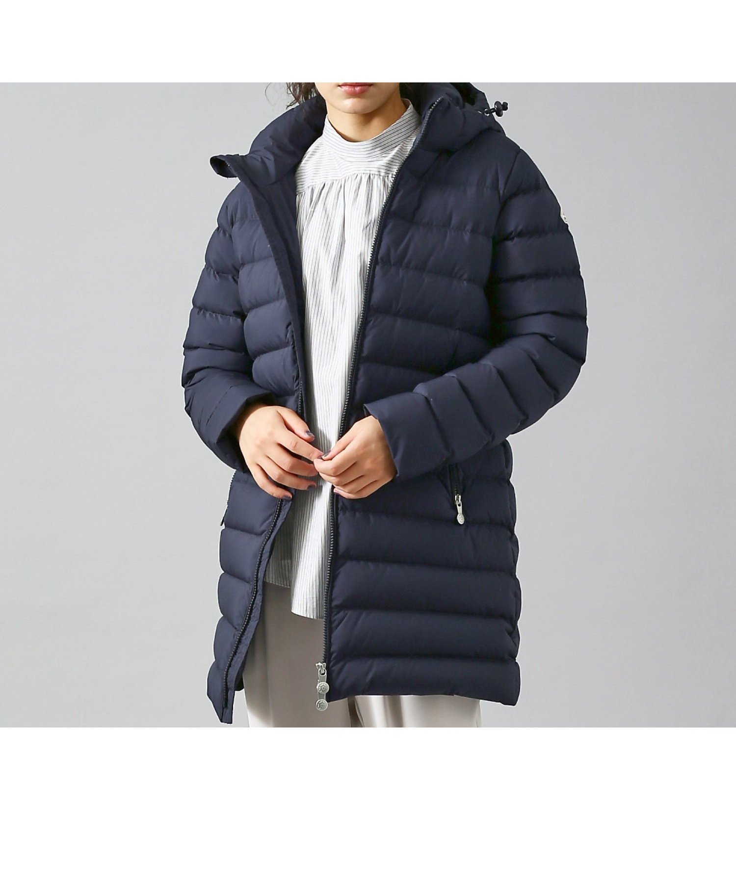 【ルージュヴィフラクレ/Rouge vif la cle】の【PYRENEX / ピレネックス】SPOUTNIC LONG SOFT / ス インテリア・キッズ・メンズ・レディースファッション・服の通販 founy(ファニー) 　ファッション　Fashion　レディースファッション　Fashion for Women　インナー　Innerwear　エレガント 上品　Elegant　キルト　Quilt, Quilted Fabric　軽量　Lightweight, Ultra Light　シンプル　Simple, Minimal　ストレッチ　Stretch, Stretchy Fabric　ダウン　Down, Puffer　人気　Popular, Best Seller　ピーチ　Peach, Soft Touch　フランス　France, French　プレミアム　Premium, High-End　ロング　Long, Long-Length　おすすめ　Recommended / Our Picks　ネイビー|ID: prp329100004861573 ipo3291000000036036587