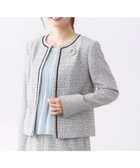 【リフレクト/Reflect】の【フォーマル/入卒/セットアップ可】ツイードジャケット 人気、トレンドファッション・服の通販 founy(ファニー) ファッション Fashion レディースファッション Fashion for Women アウター Coat / Outerwear Collection レディースジャケット・軽アウター Jackets おすすめ Recommended / Our Picks コンパクト Compact, Small Size シンプル Simple, Minimal ジャケット Jacket, Outerwear ストレッチ Stretch, Stretchy Fabric スマート Smart, Elegant セットアップ Set-Up, Coordinated Outfit セレモニー Ceremony ツイード Twill, Twill Weave フォーマル Formal, Dressy ポケット Pocket, Pocket Detail ラウンド Round, Round Neck 卒業式 Graduation Ceremony thumbnail オフホワイト|ID: prp329100004861577 ipo3291000000036037100