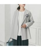 【アーバンリサーチ ドアーズ/URBAN RESEARCH DOORS】のダブルクロスショートコート 人気、トレンドファッション・服の通販 founy(ファニー) ファッション Fashion レディースファッション Fashion for Women アウター Coat / Outerwear Collection コート・ロングコート・ピーコート Long Coats, Peacoats & More ガウン Gown, Robe ショート Short, Short Length シンプル Simple, Minimal ジャケット Jacket, Outerwear ダブル Double, Double-Breasted ドレープ Drape, Draping Fabric バランス Balance, Style Balance フロント Front, Front Design S/S・春夏 SS, Spring/Summer, Warm Season 夏 Summer エレガント 上品 Elegant セレモニー Ceremony ビジネス 仕事 通勤 Business / Work / Commuting 2026年 2026 thumbnail ライトグレー|ID: prp329100004861590 ipo3291000000036037859