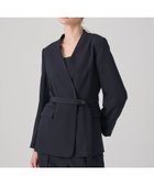 【アナイ/ANAYI】の【セットアップ対応商品】ポリウールノーカラーベルテッドジャケット 人気、トレンドファッション・服の通販 founy(ファニー) ファッション Fashion レディースファッション Fashion for Women アウター Coat / Outerwear Collection レディースジャケット・軽アウター Jackets ジャケット Jacket, Outerwear ストレート Straight, Straight Cut スマート Smart, Elegant セットアップ Set-Up, Coordinated Outfit フォルム Silhouette, Form フロント Front, Front Design A/W・秋冬 Autumn/Winter 再入荷 Restock / Back in Stock thumbnail navy|ID: prp329100004861593 ipo3291000000036037996