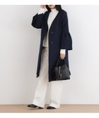 【ピンキーアンドダイアン/Pinky&Dianne】の三重織ツイルベルスリーブコート 人気、トレンドファッション・服の通販 founy(ファニー) ファッション Fashion レディースファッション Fashion for Women アウター Coat / Outerwear Collection コート・ロングコート・ピーコート Long Coats, Peacoats & More スタンダード Standard, Basic ストレッチ Stretch, Stretchy Fabric ツイル Twist, Twisted Detail フロント Front, Front Design ボンディング Bonding, Bonded Fabric ポケット Pocket, Pocket Detail thumbnail ネイビー|ID: prp329100004861595 ipo3291000000036038253