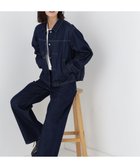 【ヒューマンウーマン/HUMAN WOMAN】のソフトデニムドッキングブルゾン 人気、トレンドファッション・服の通販 founy(ファニー) ファッション Fashion レディースファッション Fashion for Women アウター Coat / Outerwear Collection ブルゾンジャケット・スポーティアウター Blouson Jackets おすすめ Recommended / Our Picks キルティング Quilted, Quilting キルト Quilt, Quilted Fabric スタンダード Standard, Basic セットアップ Set-Up, Coordinated Outfit タフタ Taffeta, Structured Fabric デニム Denim, Jeans Material ドッキング Docking, Mixed Material ブラウジング Blouson Silhouette, Cinched Waist ブルゾン Blouson, Bomber Jacket 春 Spring thumbnail ネイビー|ID: prp329100004861597 ipo3291000000036038318