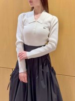 【スナイデル/SNIDEL】のLACOSTE/ポロリブニット 人気、トレンドファッション・服の通販 founy(ファニー) ファッション Fashion レディースファッション Fashion for Women トップス・カットソー Cut & Sew Tops ニット Knit Tops & Sweaters ウェーブ Wavy Pattern クラシカル Classical, Vintage-Inspired コレクション Collection, Seasonal Line ストレート Straight, Straight Cut スペシャル Special, Limited Edition スマート Smart, Elegant タイトスカート Pencil Skirt, Tight Skirt フィット Fit, Slim Fit フォルム Silhouette, Form フォーマル Formal, Dressy フランス France, French フレンチ French, French Style ボーダー Border, Stripe リブニット Rib Knit, Ribbed Knit おすすめ Recommended / Our Picks |ID:prp329100004861599