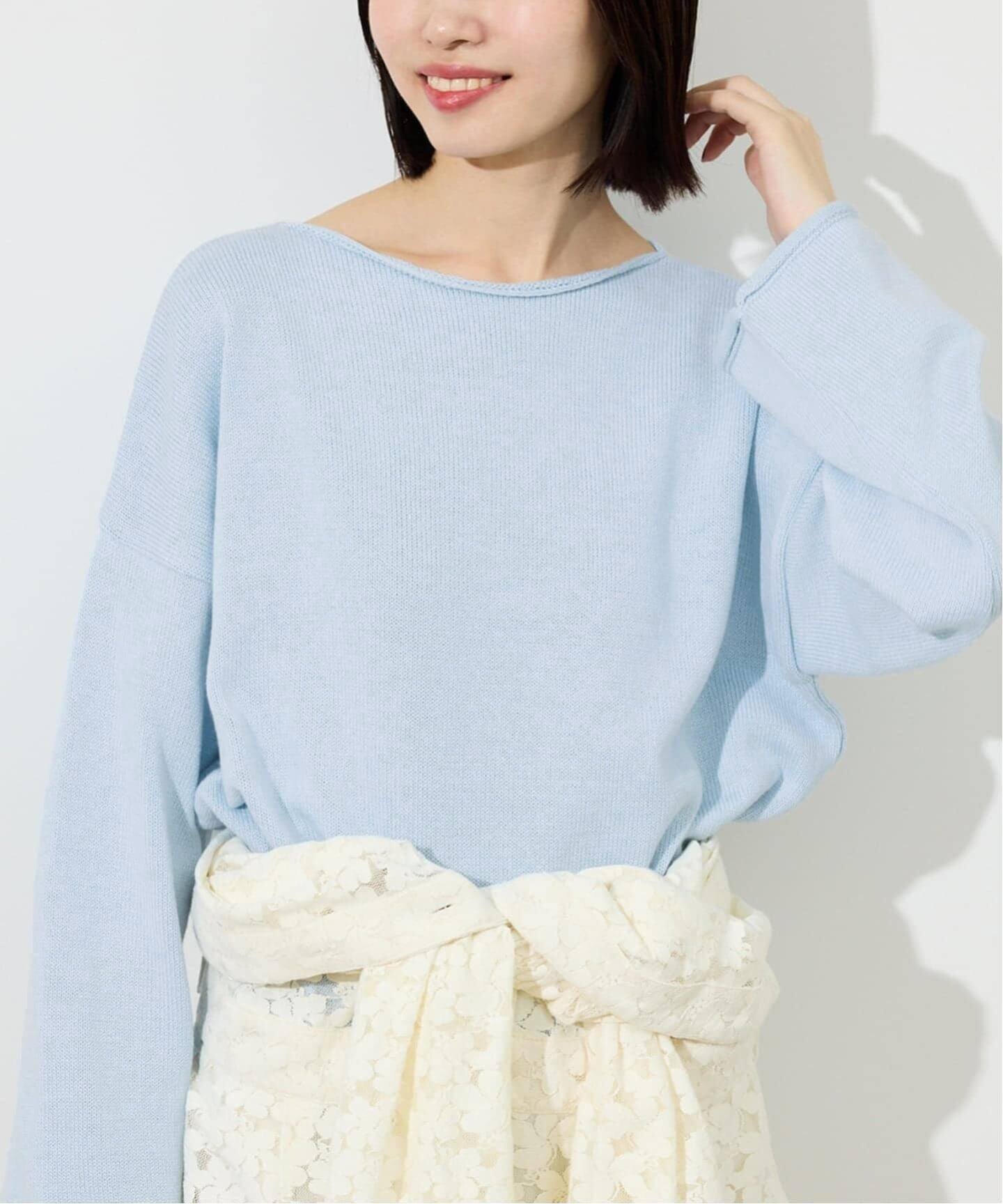 【スローブ イエナ/SLOBE IENA】のTRICOTS JEAN MARC/トリコットジーンマルク SLOBE別注 ニットプルオーバー インテリア・キッズ・メンズ・レディースファッション・服の通販 founy(ファニー) ファッション Fashion レディースファッション Fashion for Women トップス・カットソー Cut & Sew Tops ニット Knit Tops & Sweaters カジュアルプルオーバー・ニットトップス Pullovers & Knit Tops / Casual Pullovers スマート Smart, Elegant フランス France, French 別注 Limited Edition, Custom Order サックスブルー B|ID: prp329100004861600 ipo3291000000036038542