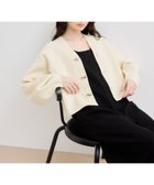 【アダム エ ロペ/ADAM ET ROPE'】の【WEB限定】・【サステナブル】セレクトネックカーディガン 人気、トレンドファッション・服の通販 founy(ファニー) ファッション Fashion レディースファッション Fashion for Women トップス・カットソー Cut & Sew Tops カーディガン・羽織り Layered Style Cardigans オケージョン Occasion Wear カーディガン Cardigan, Knitwear ジャケット Jacket, Outerwear スリーブ Sleeve, Long Sleeve / Short Sleeve デニム Denim, Jeans Material フォルム Silhouette, Form フロント Front, Front Design ボトム Bottoms, Lower Wear ポケット Pocket, Pocket Detail ミドル Middle Length, Mid Height ワイド Wide, Wide Fit おすすめ Recommended / Our Picks 2026年 2026 thumbnail オフホワイト(15)|ID: prp329100004861601 ipo3291000000036038583