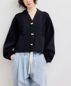 【アダム エ ロペ/ADAM ET ROPE'】の【WEB限定】・【サステナブル】セレクトネックカーディガン 人気、トレンドファッション・服の通販 founy(ファニー) ファッション Fashion レディースファッション Fashion for Women トップス・カットソー Cut & Sew Tops カーディガン・羽織り Layered Style Cardigans オケージョン Occasion Wear カーディガン Cardigan, Knitwear ジャケット Jacket, Outerwear スリーブ Sleeve, Long Sleeve / Short Sleeve デニム Denim, Jeans Material フォルム Silhouette, Form フロント Front, Front Design ボトム Bottoms, Lower Wear ポケット Pocket, Pocket Detail ミドル Middle Length, Mid Height ワイド Wide, Wide Fit おすすめ Recommended / Our Picks 2026年 2026 thumbnail ネイビー(40)|ID: prp329100004861601 ipo3291000000036038587