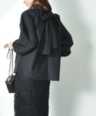 【インタープラネット/INTERPLANET】のTCブロードBIGリボン前後2WAYブラウス 人気、トレンドファッション・服の通販 founy(ファニー) ファッション Fashion レディースファッション Fashion for Women トップス・カットソー Cut & Sew Tops シャツ・ブラウス・オフィスカジュアル Elegant Blouses & Button-Ups アクセサリー Fashion Accessories ストライプ Stripe, Striped Pattern バランス Balance, Style Balance ブロード Broadcloth, Fine Cotton リボン Ribbon, Bow thumbnail ブラック|ID: prp329100004861608 ipo3291000000036039021