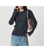 【ビューティ&ユース ユナイテッドアローズ/BEAUTY&YOUTH / UNITED ARROWS】のポリエステルコットンテレコ メローステッチ クルーネックカットソー 人気、トレンドファッション・服の通販 founy(ファニー) ファッション Fashion レディースファッション Fashion for Women トップス・カットソー Cut & Sew Tops カットソー・ベーシックTシャツ Cut-and-Sewn Tops / Stretch Tees & Basics 春 Spring ジャケット Jacket, Outerwear スリット Slit, Slit Detail フェミニン Feminine, Girly エレガント 上品 Elegant thumbnail NAVY|ID: prp329100004861621 ipo3291000000036039775