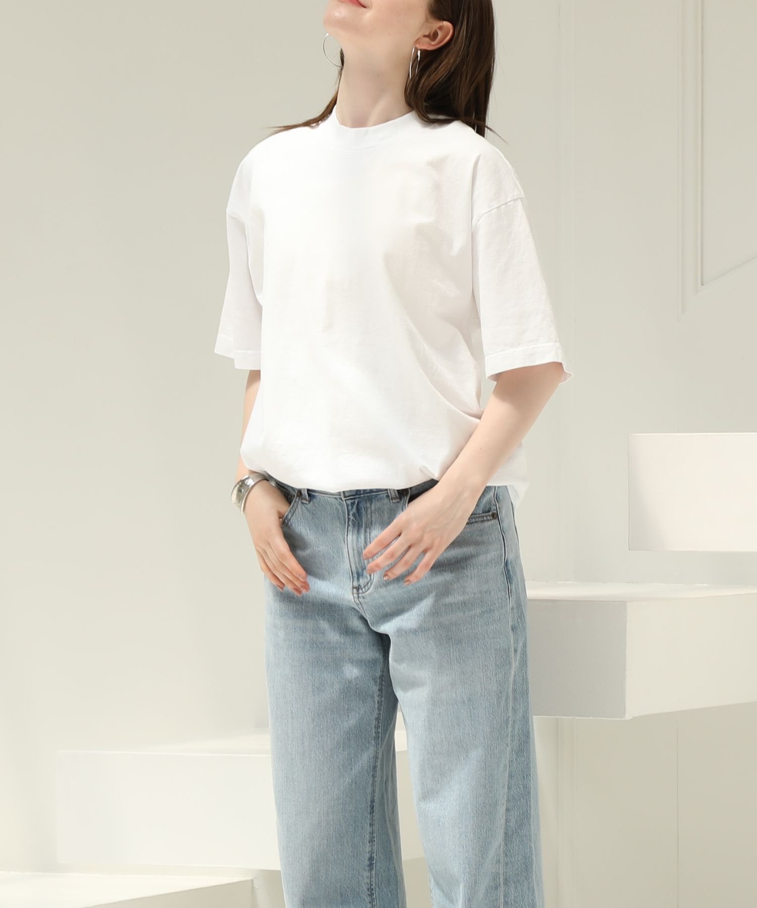 【その他のブランド/Other】の半袖 ガーメントダイ クルーネック Tシャツ 6.5オンス インテリア・キッズ・メンズ・レディースファッション・服の通販 founy(ファニー) 　ファッション　Fashion　レディースファッション　Fashion for Women　トップス・カットソー　Cut & Sew Tops　シャツ・ブラウス・オフィスカジュアル　Elegant Blouses & Button-Ups　ロングTシャツ・Tシャツ　Longline T-Shirts & Tees　アメリカン　American Style　シンプル　Simple, Minimal　ビンテージ　Vintage, Retro Style　ルーズ　Loose, Oversized　半袖　Short Sleeve, Half Sleeve　WHITE|ID: prp329100004861622 ipo3291000000036040047