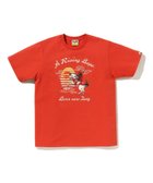 【ア ベイシング エイプ/A BATHING APE】のA RISING BAPE HORSE TEE 人気、トレンドファッション・服の通販 founy(ファニー) ファッション Fashion レディースファッション Fashion for Women インナー Innerwear グラフィック Graphic, Graphic Design ショート Short, Short Length スリーブ Sleeve, Long Sleeve / Short Sleeve フロント Front, Front Design プリント Print, Printed Pattern モチーフ Motif, Design Theme ラバー Rubber, Rubber Sole thumbnail ORANGE|ID: prp329100004861625 ipo3291000000036040402
