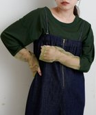 【チャオパニックティピー/CIAOPANIC TYPY】の【新色追加】袖切替シアーアソートTEE 人気、トレンドファッション・服の通販 founy(ファニー) ファッション Fashion レディースファッション Fashion for Women トップス・カットソー Cut & Sew Tops インナー Innerwear キャミワンピース Cami Dress, Slip Dress 切替 Switching, Contrast Panel サロペット Overalls, Salopette シアー Sheer, See-Through シンプル Simple, Minimal チュール Tulip, Tulip Motif ルーズ Loose, Oversized ロング Long, Long-Length 再入荷 Restock / Back in Stock おすすめ Recommended / Our Picks thumbnail カーキ|ID: prp329100004861626 ipo3291000000036040466