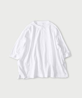 【フォーティファイブ アール/45R】の天竺のビッグスリットTシャツ 人気、トレンドファッション・服の通販 founy(ファニー) ファッション Fashion レディースファッション Fashion for Women トップス・カットソー Cut & Sew Tops シャツ・ブラウス・オフィスカジュアル Elegant Blouses & Button-Ups ロングTシャツ・Tシャツ Longline T-Shirts & Tees スリット Slit, Slit Detail ビッグ Big, Oversized |ID:prp329100004861627