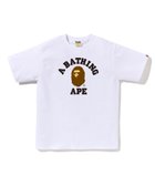 【ア ベイシング エイプ/A BATHING APE】のCOLLEGE TEE 人気、トレンドファッション・服の通販 founy(ファニー) ファッション Fashion レディースファッション Fashion for Women フィット Fit, Slim Fit プリント Print, Printed Pattern ラバー Rubber, Rubber Sole レギュラー Regular, Standard Fit thumbnail WHITE|ID: prp329100004861629 ipo3291000000036040834