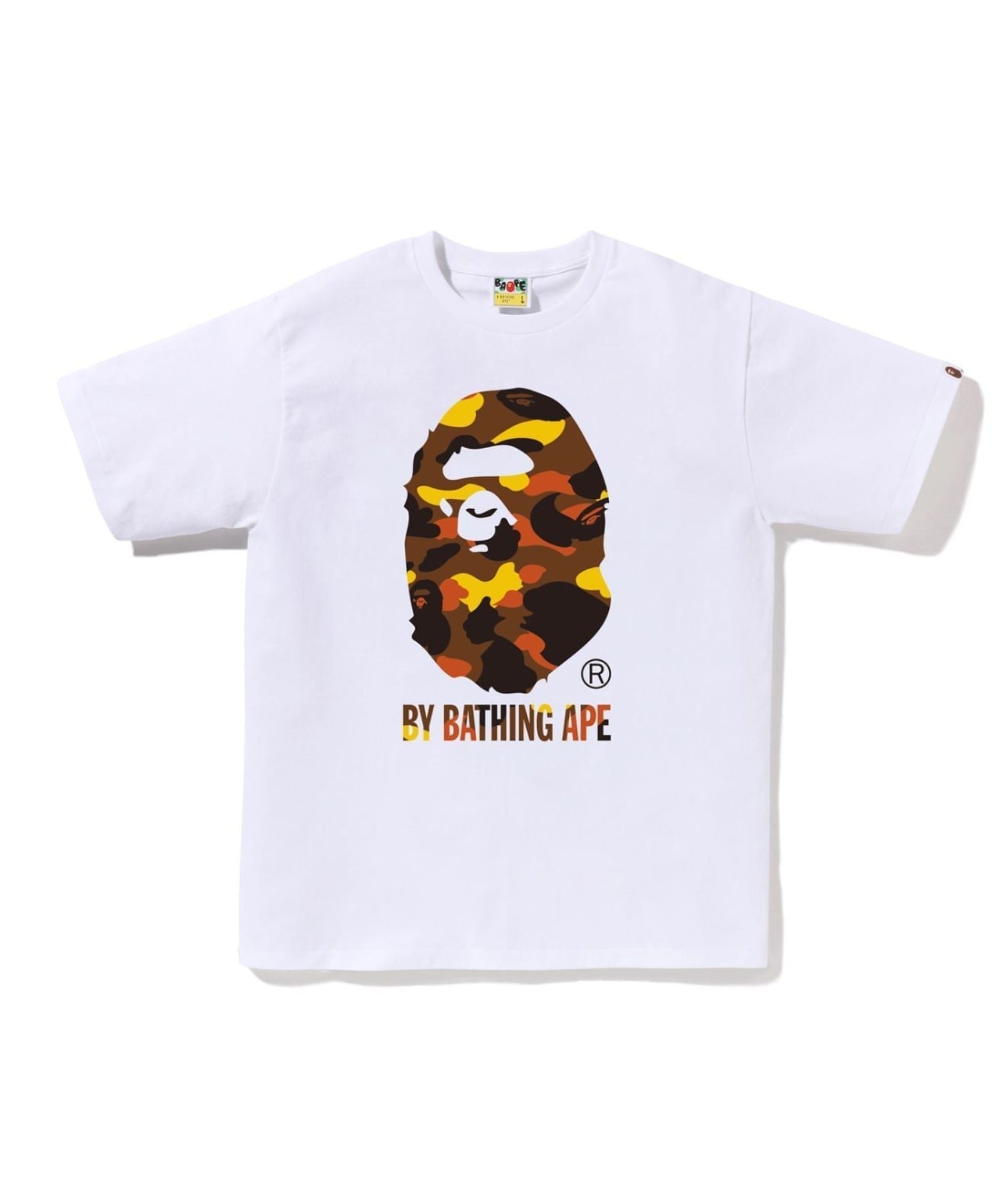 【ア ベイシング エイプ/A BATHING APE】の1ST CAMO BY BATHING APE TEE インテリア・キッズ・メンズ・レディースファッション・服の通販 founy(ファニー) 　ファッション　Fashion　レディースファッション　Fashion for Women　インナー　Innerwear　オレンジ　Orange　クラシック　Classic, Timeless Style　コレクション　Collection, Seasonal Line　ショート　Short, Short Length　スリーブ　Sleeve, Long Sleeve / Short Sleeve　パターン　Pattern, Design Print　フロント　Front, Front Design　プリント　Print, Printed Pattern　モチーフ　Motif, Design Theme　ラバー　Rubber, Rubber Sole　A/W・秋冬　Autumn/Winter　WHxOR|ID: prp329100004861630 ipo3291000000036040908