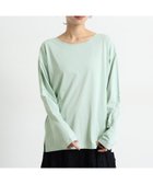 【スタディオ クリップ/studio CLIP】のベーシックシアーカラーロングTシャツ 人気、トレンドファッション・服の通販 founy(ファニー) ファッション Fashion レディースファッション Fashion for Women トップス・カットソー Cut & Sew Tops シャツ・ブラウス・オフィスカジュアル Elegant Blouses & Button-Ups ロングTシャツ・Tシャツ Longline T-Shirts & Tees おすすめ Recommended / Our Picks カットソー Cut and Sewn Top スウェット / スエット Sweatshirt, Sweatwear デニム Denim, Jeans Material トレンド Trend, Trending Now ベーシック Basic, Essential ロング Long, Long-Length 春 Spring 羽織 Haori, Light Jacket thumbnail グリーン70|ID: prp329100004861633 ipo3291000000036041051