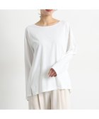 【スタディオ クリップ/studio CLIP】のベーシックシアーカラーロングTシャツ 人気、トレンドファッション・服の通販 founy(ファニー) ファッション Fashion レディースファッション Fashion for Women トップス・カットソー Cut & Sew Tops シャツ・ブラウス・オフィスカジュアル Elegant Blouses & Button-Ups ロングTシャツ・Tシャツ Longline T-Shirts & Tees おすすめ Recommended / Our Picks カットソー Cut and Sewn Top スウェット / スエット Sweatshirt, Sweatwear デニム Denim, Jeans Material トレンド Trend, Trending Now ベーシック Basic, Essential ロング Long, Long-Length 春 Spring 羽織 Haori, Light Jacket thumbnail ホワイト10|ID: prp329100004861633 ipo3291000000036041054