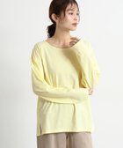 【スタディオ クリップ/studio CLIP】のベーシックシアーカラーロングTシャツ 人気、トレンドファッション・服の通販 founy(ファニー) ファッション Fashion レディースファッション Fashion for Women トップス・カットソー Cut & Sew Tops シャツ・ブラウス・オフィスカジュアル Elegant Blouses & Button-Ups ロングTシャツ・Tシャツ Longline T-Shirts & Tees おすすめ Recommended / Our Picks カットソー Cut and Sewn Top スウェット / スエット Sweatshirt, Sweatwear デニム Denim, Jeans Material トレンド Trend, Trending Now ベーシック Basic, Essential ロング Long, Long-Length 春 Spring 羽織 Haori, Light Jacket thumbnail イエロー60|ID: prp329100004861633 ipo3291000000036041065