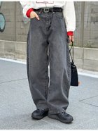 【シーピーシーエム/CPCM】のカーブペインターデニムパンツ 人気、トレンドファッション・服の通販 founy(ファニー) ファッション Fashion レディースファッション Fashion for Women パンツ Pants & Trousers デニムパンツ・ジーンズ・美脚デニム Denim Jeans & Pants デニム Denim, Jeans Material トレンド Trend, Trending Now ルーズ Loose, Oversized ワーク Workwear, Utility Style thumbnail ブラック|ID: prp329100004861637 ipo3291000000036041541