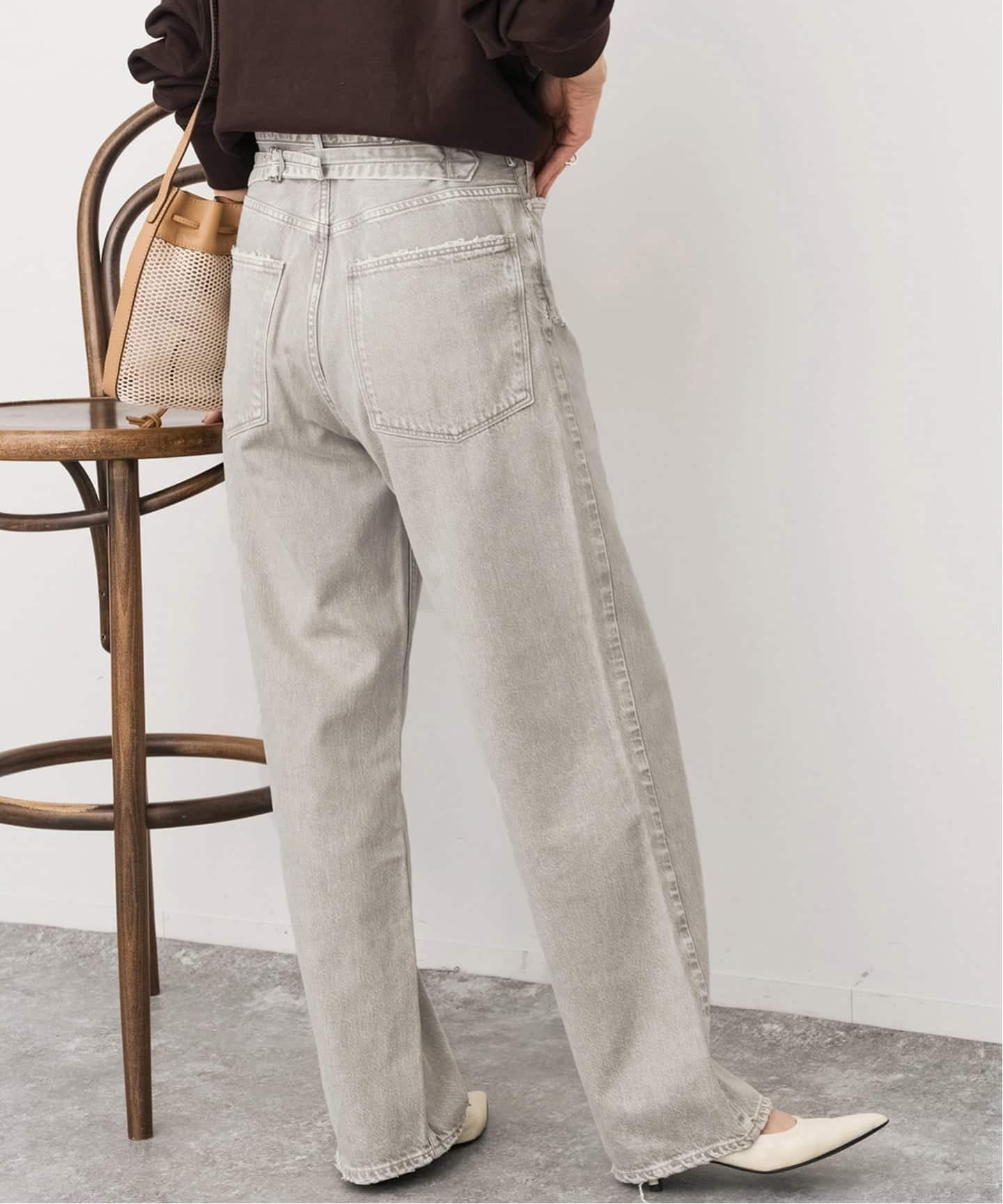 【スピック&スパン/Spick & Span】の《別注カラーあり》upper hights/アッパーハイツ THE OLIVIA* 人気、トレンドファッション・服の通販 founy(ファニー) 　ファッション　Fashion　レディースファッション　Fashion for Women　シンプル　Simple, Minimal　スマート　Smart, Elegant　デニム　Denim, Jeans Material　トレンド　Trend, Trending Now　ドレープ　Drape, Draping Fabric　ハイライズ　High Rise, High Waist　ベーシック　Basic, Essential　別注　Limited Edition, Custom Order　 other-1|ID: prp329100004861641 ipo3291000000036041804