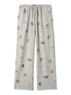 【ジェラート ピケ/gelato pique】の【UNISEX】プレイフルDOG柄ロングパンツ 人気、トレンドファッション・服の通販 founy(ファニー) ファッション Fashion レディースファッション Fashion for Women パンツ Pants & Trousers ストレート Straight, Straight Cut スマート Smart, Elegant プリント Print, Printed Pattern ボーダー Border, Stripe ポケット Pocket, Pocket Detail ユニセックス Unisex, Genderless ロング Long, Long-Length ワンポイント One Point, Statement Accent おすすめ Recommended / Our Picks 犬 Dog thumbnail GRY[006]|ID: prp329100004861644 ipo3291000000036041973