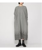 【クラウドナイン/cloudnine】の裾スカラップ刺繍の綿麻ワンピース 落ち着き 華やか ナチュラル服 体型カバー 千鳥柄 無地 人気、トレンドファッション・服の通販 founy(ファニー) ファッション Fashion レディースファッション Fashion for Women ワンピース Dresses エンブロイダリー Embroidery Design スカラップ Scallop, Scalloped Edge リネン Linen, Linen Fabric 楽ちん Easy Fit, Comfortable 無地 Plain, Solid Color thumbnail グレー|ID: prp329100004861656 ipo3291000000036043035