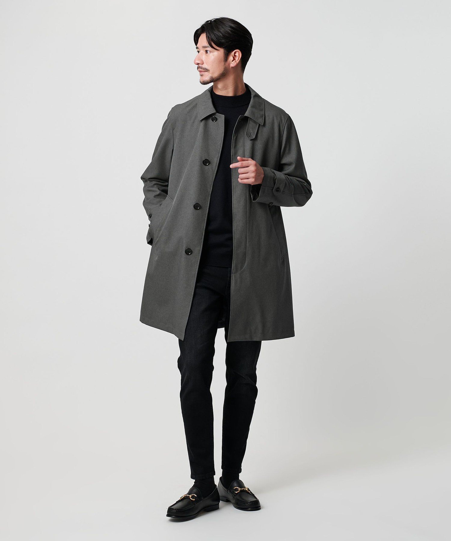 【ビューティ&ユース ユナイテッドアローズ/BEAUTY&YOUTH / UNITED ARROWS / MEN】の【WEB限定 WARDROBE SMART】Reflax バルマカーンコート インテリア・キッズ・メンズ・レディースファッション・服の通販 founy(ファニー) ファッション Fashion メンズファッション Fashion for Men コンパクト Compact, Small Size スタイリッシュ Stylish, Fashionable スタンド Stand Collar, Upright Stand スニーカー Sneakers, Trainers スマート Smart, Elegant スリーブ Sleeve, Long Sleeve / Short Sleeve ツイル Twist, Twisted Detail ファブリック Fabric, Textile モダン Modern, Contemporary おすすめ Recommended / Our Picks DK.GRAY|ID: prp329100004861905 ipo3291000000036068113