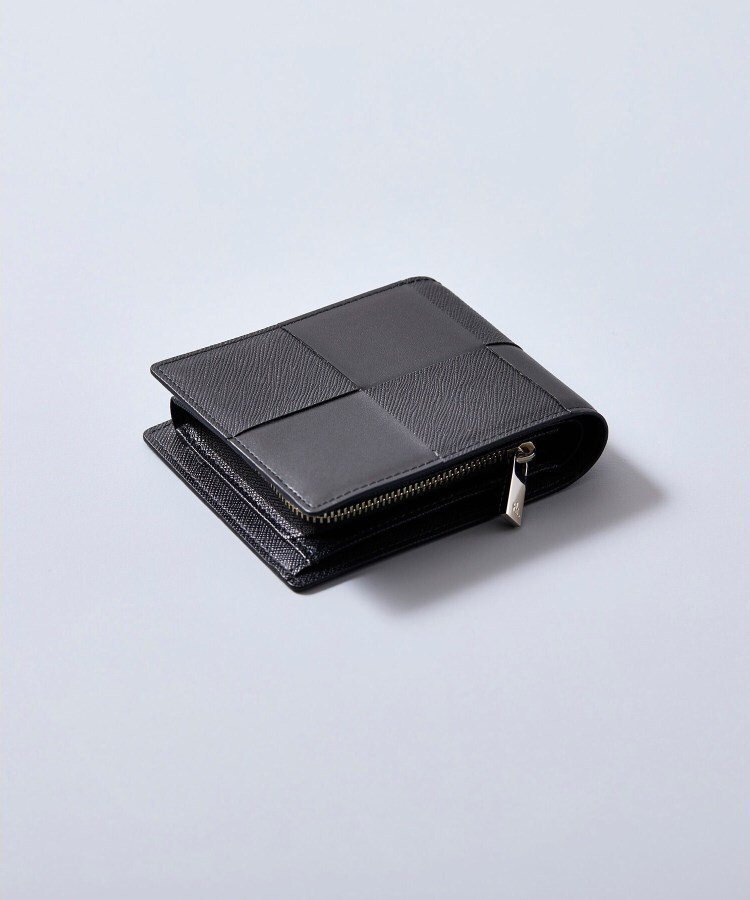 【ティーケー/tk TAKEO KIKUCHI / MEN】のイントレ二つ折り財布 インテリア・キッズ・メンズ・レディースファッション・服の通販 founy(ファニー) 　ファッション　Fashion　メンズファッション　Fashion for Men　おすすめ　Recommended / Our Picks　ギフト プレゼント　Gift / Present　スマート　Smart, Elegant　ポケット　Pocket, Pocket Detail　ミックス　Mix, Mixed Style　エレガント 上品　Elegant　再入荷　Restock / Back in Stock　財布　Wallet, Purse　ブラック|ID: prp329100004861912 ipo3291000000036068937
