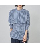 【キャスト/CAST】の【着用しわ軽減/吸水速乾】ストライプガンパッチブラウス 人気、トレンドファッション・服の通販 founy(ファニー) ファッション Fashion レディースファッション Fashion for Women トップス・カットソー Cut & Sew Tops シャツ・ブラウス・オフィスカジュアル Elegant Blouses & Button-Ups 春 Spring 秋 Autumn 吸水 Absorbent, Quick-Dry シンプル Simple, Minimal ストライプ Stripe, Striped Pattern ストレッチ Stretch, Stretchy Fabric ドレープ Drape, Draping Fabric フロント Front, Front Design 冬 Winter / This Winter S/S・春夏 SS, Spring/Summer, Warm Season おすすめ Recommended / Our Picks 夏 Summer thumbnail ブルー4|ID: prp329100004861919 ipo3291000000036069643