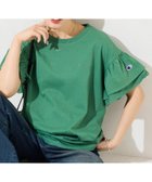 【フリークスストア/FREAK'S STORE】の限定展開 別注フリル袖トップス Champion チャンピオン 限定 人気、トレンドファッション・服の通販 founy(ファニー) ファッション Fashion レディースファッション Fashion for Women トップス・カットソー Cut & Sew Tops ボリューム袖・フリルスリーブブラウス Voluminous & Ruffle Sleeves / Puffy Sleeve Tops 2026年 2026 スペシャル Special, Limited Edition フリル Frill, Ruffle ボトム Bottoms, Lower Wear 別注 Limited Edition, Custom Order 夏 Summer S/S・春夏 SS, Spring/Summer, Warm Season thumbnail グリーン|ID: prp329100004861920 ipo3291000000036070852