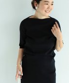 【デミルクス ビームス/Demi-Luxe BEAMS】の【期間限定+10%ポイントバック】【ロングセラー】シンプル ボートネックニット .M ドットエム 26SS 人気、トレンドファッション・服の通販 founy(ファニー) ファッション Fashion レディースファッション Fashion for Women トップス・カットソー Cut & Sew Tops ニット Knit Tops & Sweaters キャミソール Camisole, Spaghetti Strap Top シンプル Simple, Minimal ストレッチ Stretch, Stretchy Fabric セットアップ Set-Up, Coordinated Outfit タイトスカート Pencil Skirt, Tight Skirt フィット Fit, Slim Fit ブラウジング Blouson Silhouette, Cinched Waist ボトム Bottoms, Lower Wear ミラノリブ Milano Rib, Milano Stitch おすすめ Recommended / Our Picks 2026年 2026 thumbnail BLACK|ID: prp329100004861924 ipo3291000000036072245