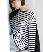 【ラ トータリテ/La TOTALITE】の【洗える】LE MINOR/ルミノア 別注ボーダープルオーバー 人気、トレンドファッション・服の通販 founy(ファニー) ファッション Fashion レディースファッション Fashion for Women トップス・カットソー Cut & Sew Tops カジュアルプルオーバー・ニットトップス Pullovers & Knit Tops / Casual Pullovers コンパクト Compact, Small Size バスク Basque, Basque Style フランス France, French ベーシック Basic, Essential ボーダー Border, Stripe 別注 Limited Edition, Custom Order 定番 Standard, Basic Item 洗える Machine Washable thumbnail ブラック|ID: prp329100004861925 ipo3291000000036072464