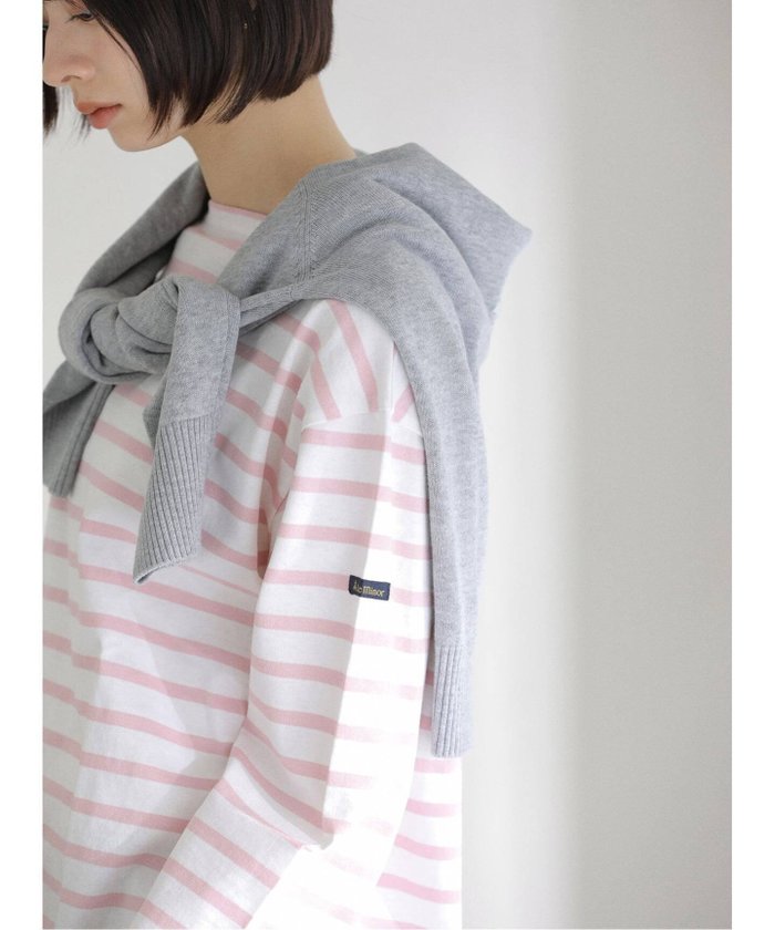 【ラ トータリテ/La TOTALITE】の【洗える】LE MINOR/ルミノア 別注ボーダープルオーバー インテリア・キッズ・メンズ・レディースファッション・服の通販 founy(ファニー) https://founy.com/ ファッション Fashion レディースファッション Fashion for Women トップス・カットソー Cut & Sew Tops カジュアルプルオーバー・ニットトップス Pullovers & Knit Tops / Casual Pullovers コンパクト Compact, Small Size バスク Basque, Basque Style フランス France, French ベーシック Basic, Essential ボーダー Border, Stripe 別注 Limited Edition, Custom Order 定番 Standard, Basic Item 洗える Machine Washable |ID: prp329100004861925 ipo3291000000036309369