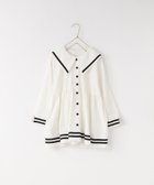 【ローリーズファーム/LOWRYS FARM / KIDS】のセーラーシシュウワンピース 人気、トレンドファッション・服の通販 founy(ファニー) ファッション Fashion キッズファッション Fashion for Kids ワンピース Dresses thumbnail アイボリー|ID: prp329100004861934 ipo3291000000036073506