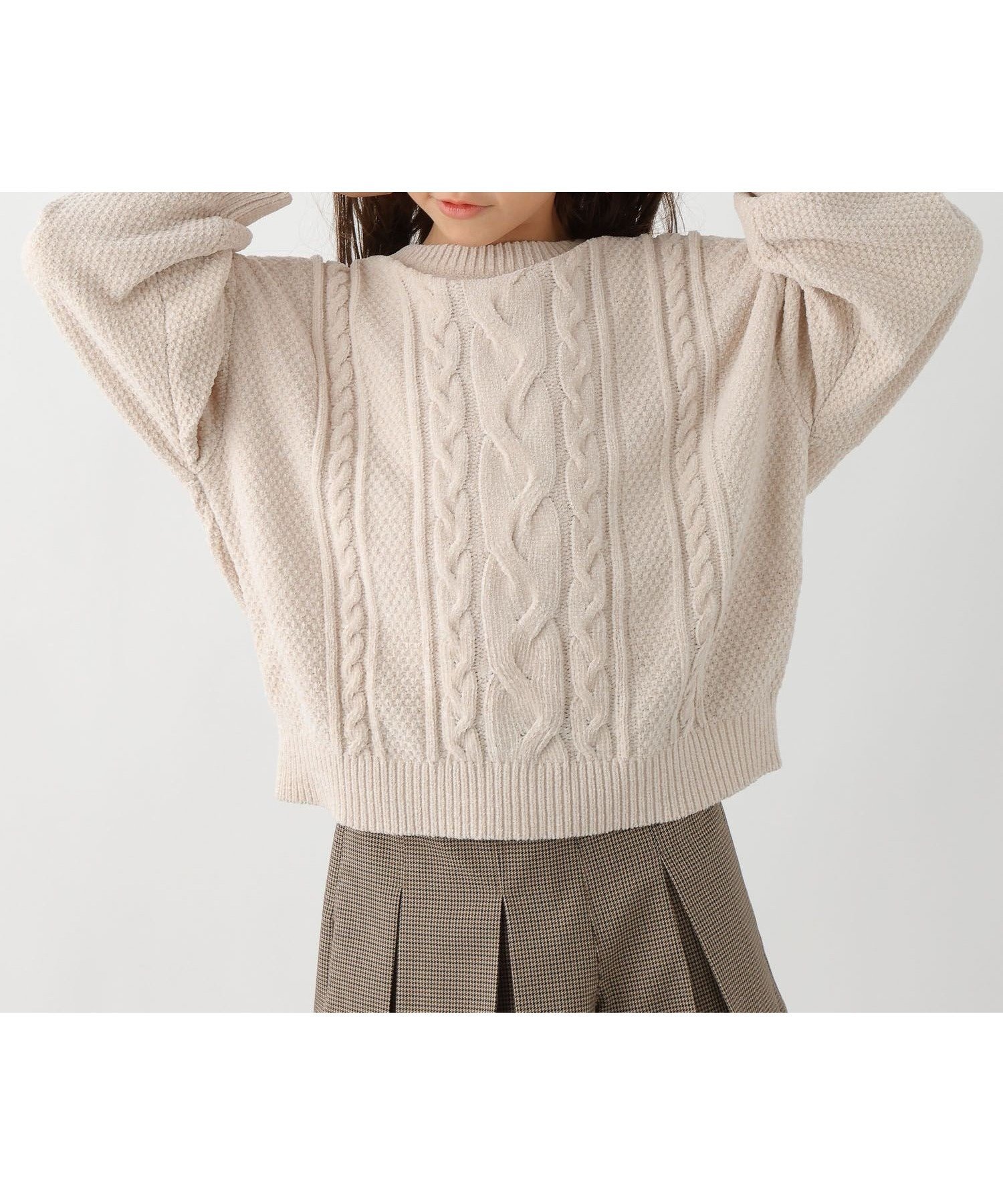 【グローバルワーク/GLOBAL WORK / KIDS】の洗えるモールケーブルプルオーバー/キッズ/603740 インテリア・キッズ・メンズ・レディースファッション・服の通販 founy(ファニー) 　ファッション　Fashion　キッズファッション　Fashion for Kids　トップス・カットソー　Cut & Sew Tops　おすすめ　Recommended / Our Picks　カーゴパンツ　Cargo Pants, Utility Pants　ショート　Short, Short Length　デニム　Denim, Jeans Material　トレンド　Trend, Trending Now　ボトム　Bottoms, Lower Wear　洗える　Machine Washable　アイボリー08|ID: prp329100004861938 ipo3291000000036073871