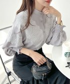 【フューティアランド/futier land】のレースドッキングブラウス 人気、トレンドファッション・服の通販 founy(ファニー) ファッション Fashion レディースファッション Fashion for Women トップス・カットソー Cut & Sew Tops シャツ・ブラウス・オフィスカジュアル Elegant Blouses & Button-Ups おすすめ Recommended / Our Picks ジョーゼット Georgette, Semi-Sheer Fabric スラックス Slacks, Dress Pants デニム Denim, Jeans Material ドッキング Docking, Mixed Material レース Lace, Lace Fabric エレガント 上品 Elegant thumbnail ライトグレー|ID: prp329100004861974 ipo3291000000036074431