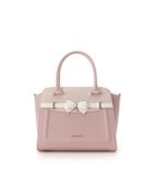 【サマンサ ベガ/SamanthaVega】のバイカラーアクセントリボンハンドバッグ 人気、トレンドファッション・服の通販 founy(ファニー) ファッション Fashion レディースファッション Fashion for Women バッグ Bags おすすめ Recommended / Our Picks コレクション Collection, Seasonal Line ショルダー Shoulder, Shoulder Strap スタイリッシュ Stylish, Fashionable ストーン Stone, Gem-Like ポケット Pocket, Pocket Detail リボン Ribbon, Bow 財布 Wallet, Purse thumbnail ピンク|ID: prp329100004861992 ipo3291000000036074567