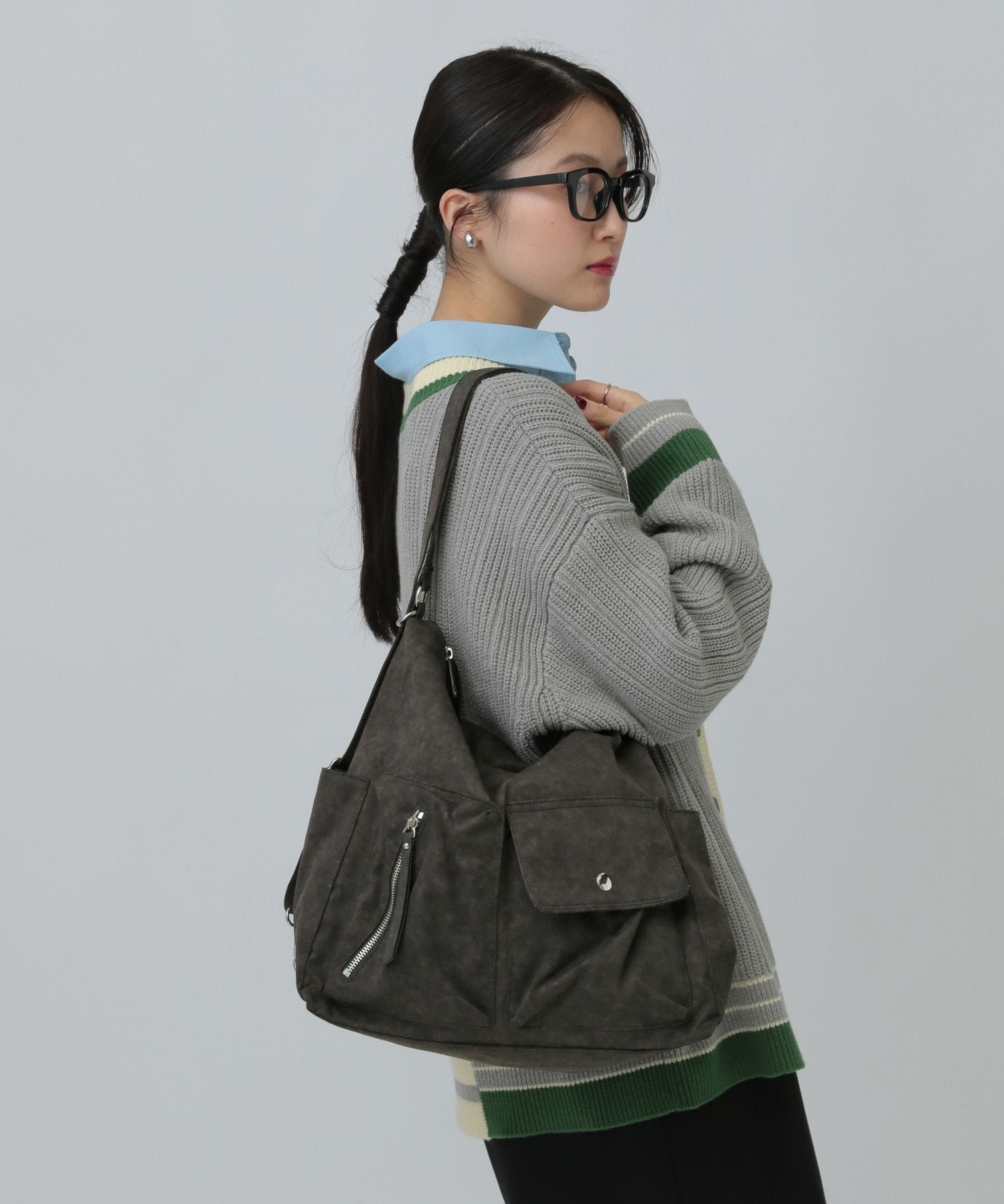 【レプシィム ローリーズファーム/LEPSIM LOWRYS FARM】の3WAYリュックショルダー インテリア・キッズ・メンズ・レディースファッション・服の通販 founy(ファニー) 　ファッション　Fashion　レディースファッション　Fashion for Women　おすすめ　Recommended / Our Picks　ショルダー　Shoulder, Shoulder Strap　フェイクレザー　Faux Leather, PU Leather　リュック　Backpack, Rucksack　チャコール18|ID: prp329100004861998 ipo3291000000036074609