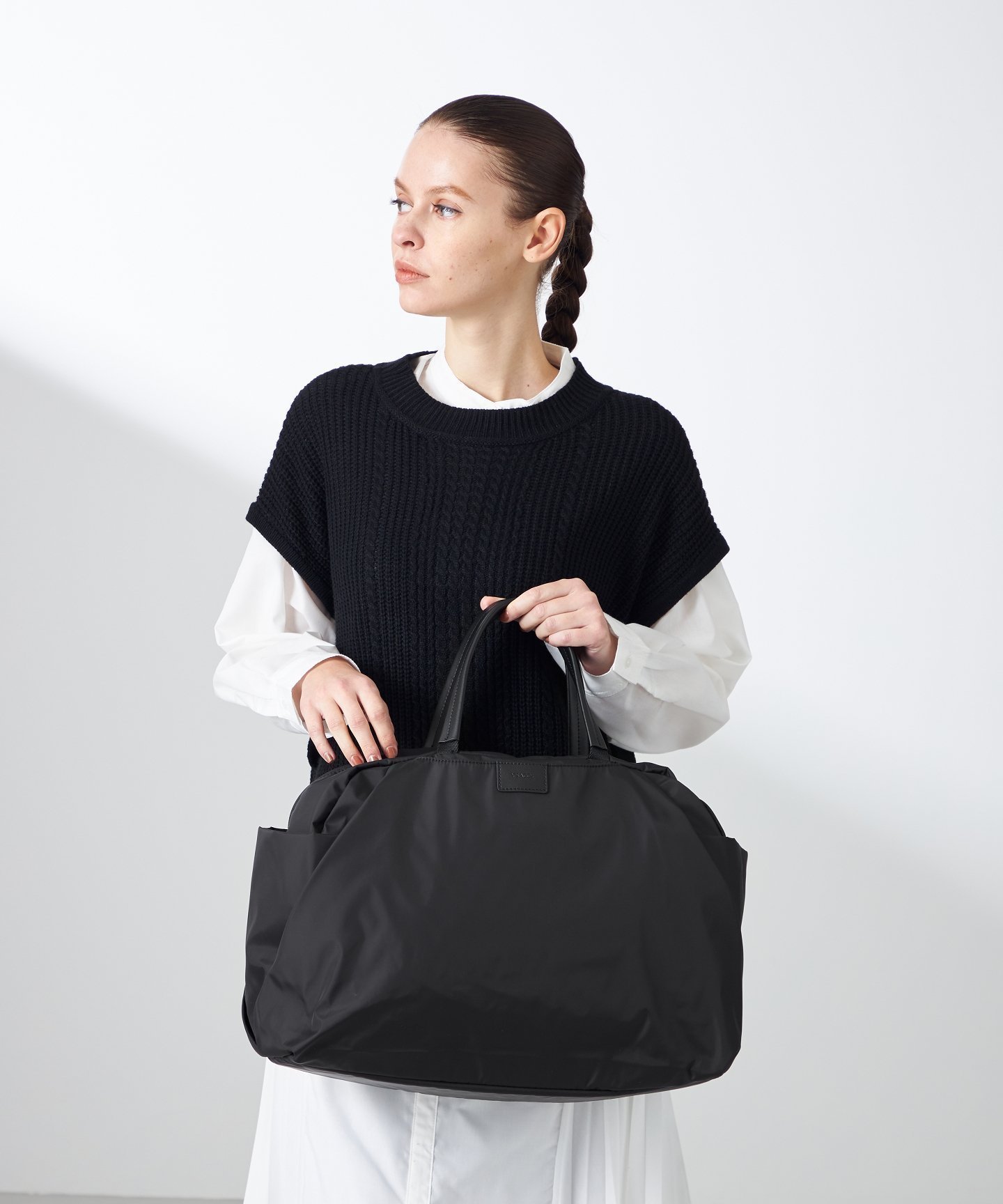 【その他のブランド/Other】の【ナイロンタフタ】トラベルボストン インテリア・キッズ・メンズ・レディースファッション・服の通販 founy(ファニー) 　ファッション　Fashion　レディースファッション　Fashion for Women　おすすめ　Recommended / Our Picks　スマート　Smart, Elegant　タフタ　Taffeta, Structured Fabric　トラベル　Travel, Travel Gear　ベーシック　Basic, Essential　ボストン　Boston　ボストンバッグ　Boston Bag, Retro Bag　ポケット　Pocket, Pocket Detail　軽量　Lightweight, Ultra Light　ブラック|ID: prp329100004862024 ipo3291000000036074845