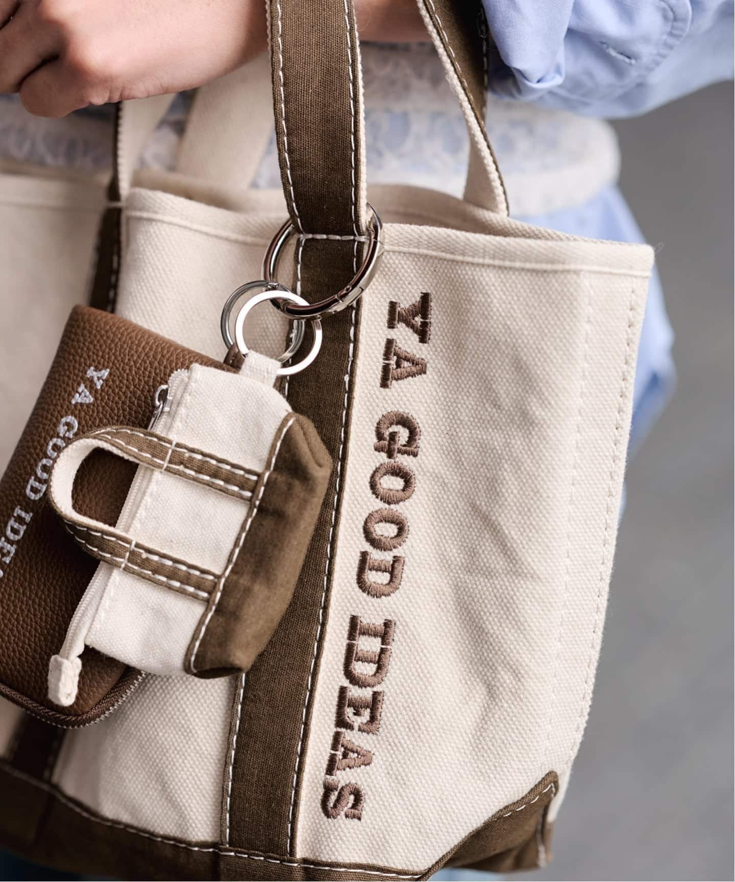 【フレームワーク/FRAMeWORK】のYA GOOD IDEAS YA BIG MINI トート S(キャンバス) 人気、トレンドファッション・服の通販 founy(ファニー) ファッション Fashion レディースファッション Fashion for Women バッグ Bags キャンバス Canvas, Canvas Fabric コンパクト Compact, Small Size スマート Smart, Elegant トートバッグ Tote Bag, Large Shoulder Bag ベーシック Basic, Essential ポーチ Pouch, Small Case other-1|ID: prp329100004862033 ipo3291000000036074947