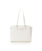 【サマンサ ベガ/SamanthaVega】のバレッタリボントートバッグ 人気、トレンドファッション・服の通販 founy(ファニー) ファッション Fashion レディースファッション Fashion for Women バッグ Bags おすすめ Recommended / Our Picks シンプル Simple, Minimal ポケット Pocket, Pocket Detail リボン Ribbon, Bow 財布 Wallet, Purse thumbnail ホワイト|ID: prp329100004862038 ipo3291000000036075121